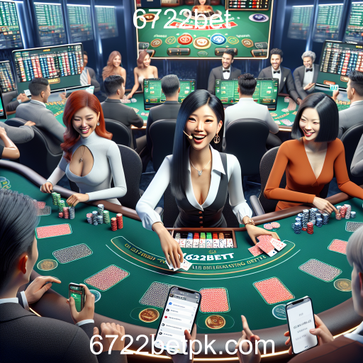 Experiência Imersiva com o Live Casino da 6722bet